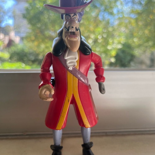 Captain Hook 6" action figure 2002 used, McDonald's Europe Return To Never Land