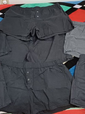 H&M men's underwear pack of 7 new, black and grey, size L