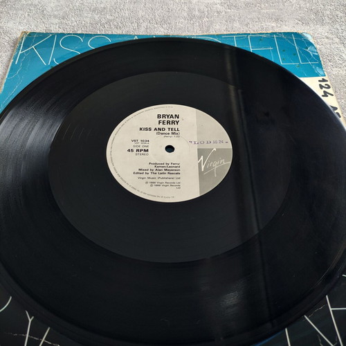 Bryan Ferry Kiss And Tell 12'' Maxi Single used, electronic