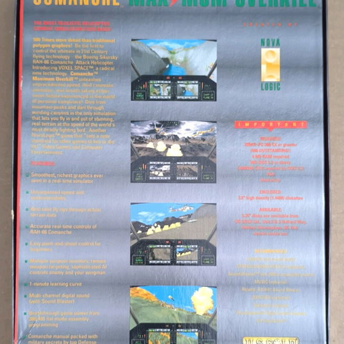 Comanche Maximum Overkill PC like new, Big Box