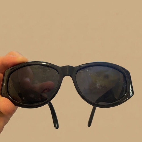 Gianni Versace Vintage Sunglasses MOD.424 COL.852 BK used, black