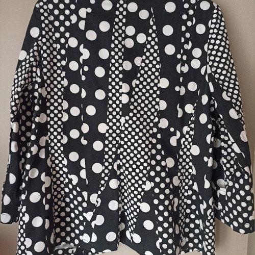 Saint Clair polka dot jacket used, size L