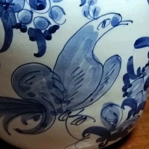 Handmade Skyrian Vase 15 cm like new