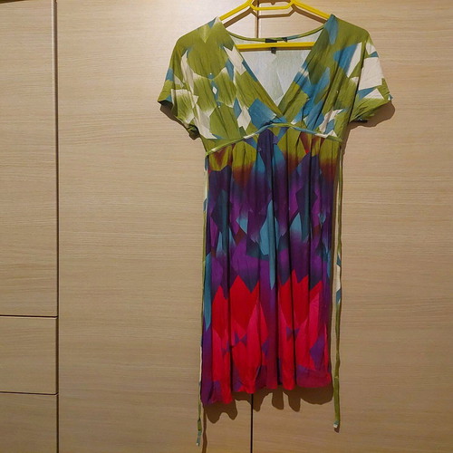 Colorful summer dress Size Medium like new