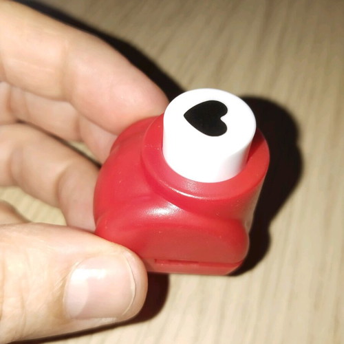 Heart-shaped paper punch new, small handmade DIY