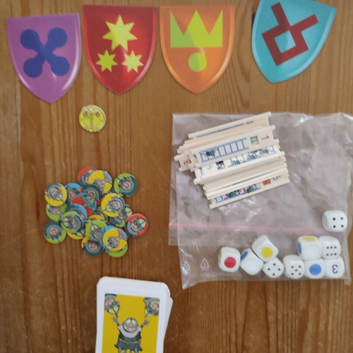 Castles and Siege Board Game new, medieval strategy by Trefl