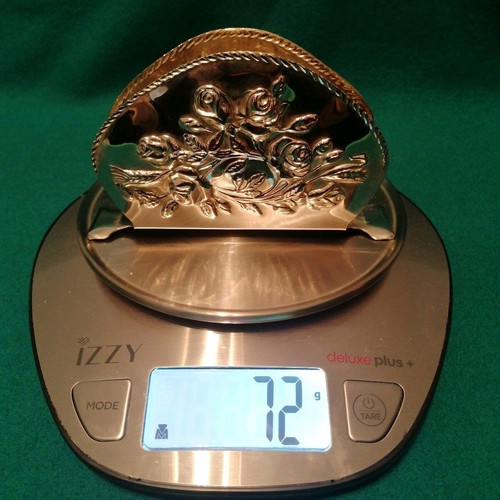 silver-plated napkin holder