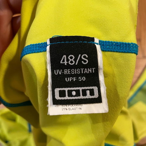 Ion water sports shirt used, size S, yellow