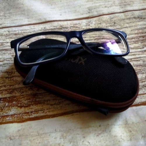 Monte Napoleone prescription glasses used, blue, men's, with free CD