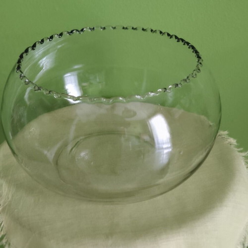 Glass Aquarium Bowl Ø25 cm like new