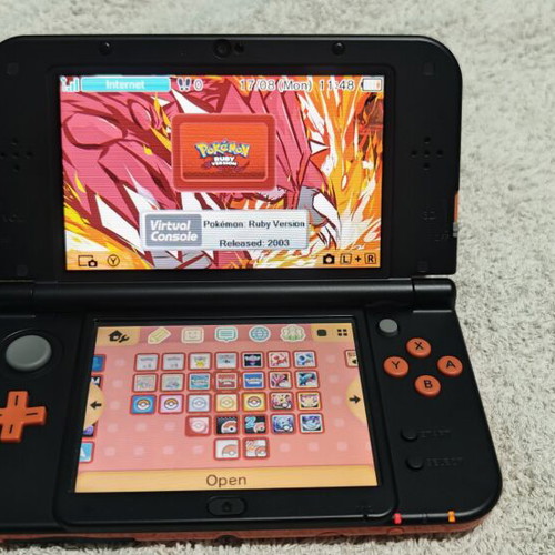 Nintendo New 3DS XL modded 32GB console
