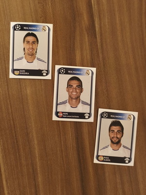 Panini Real Madrid UEFA Champions League 2010-2011 stickers brand new