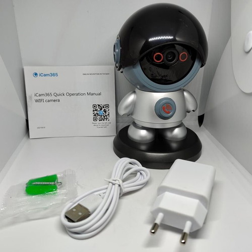 ESCAM PT302 WiFi IP Camera Robot 3MP HD iCam365 New