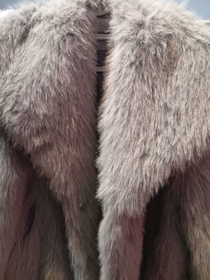 Eco fur new gray, size large