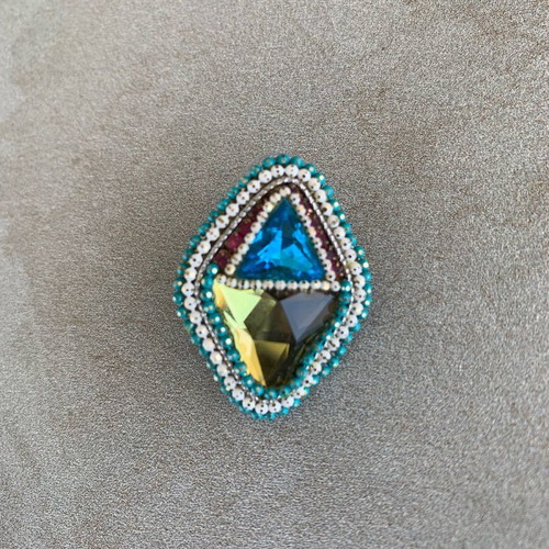 Axel turquoise and gold earrings new