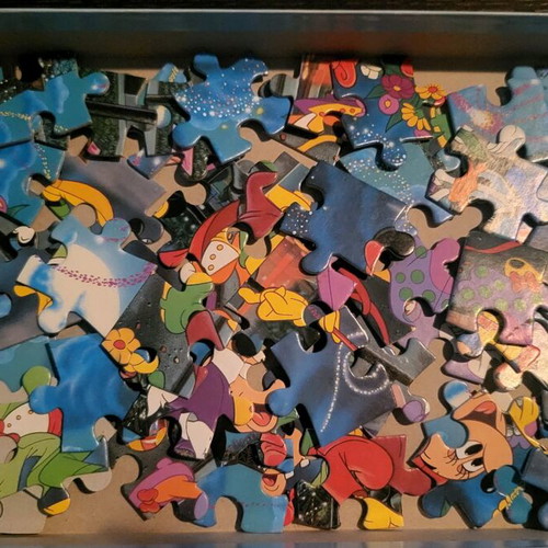 Clementoni puzzle 60 pieces Mickey and Minnie like new, vintage 1994