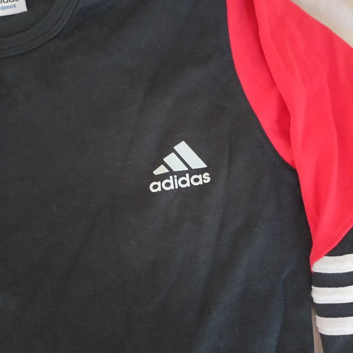 Adidas shirt size M like new, black and red