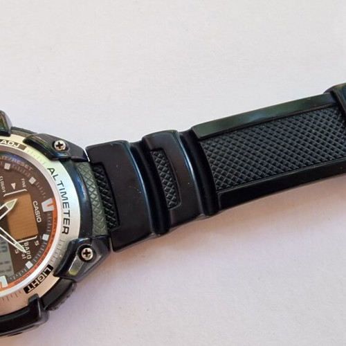 Casio Twin Sensor 5176 SGW-400H Mens Watch 41mm Black Dial used
