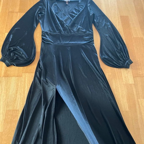JLo long evening dress used, black, size M