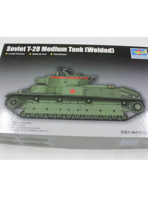 Model Soviet T-28 Medium Tank CWelded 1/72 sealed