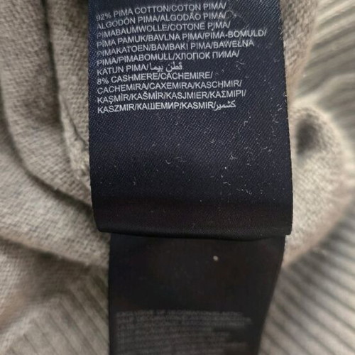 Tommy Hilfiger sweater with cashmere and cotton like new, gray-blue medium size