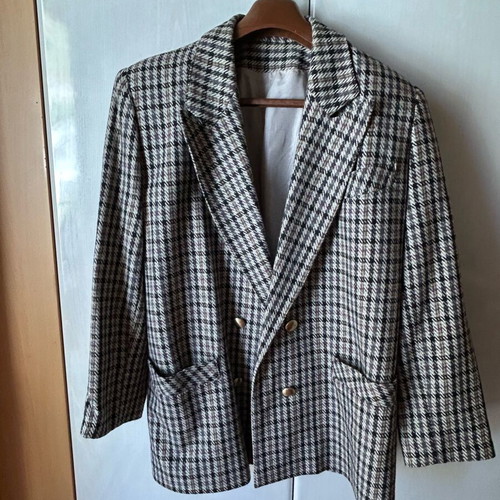 Checked autumn/winter blazer XL used