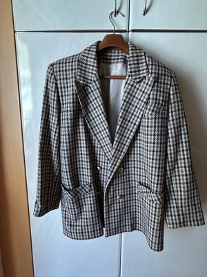 Checked autumn/winter blazer XL used