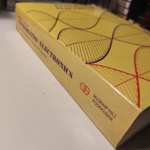 Integrated Electronics book like new, English edition