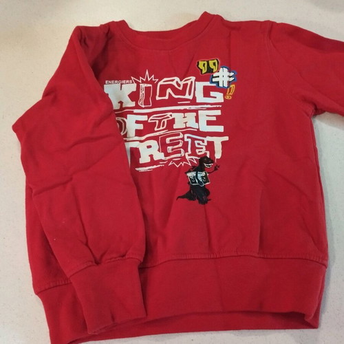 Energiers red sweatshirt for 2-year-old children like new, 92 cm
