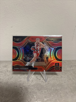 Panini Select EuroLeague #19 κάρτα Sasha Vezenkov Snapshots Red Prizm /99