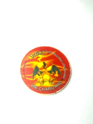 Pokemon tazos tags #06 Charizard used