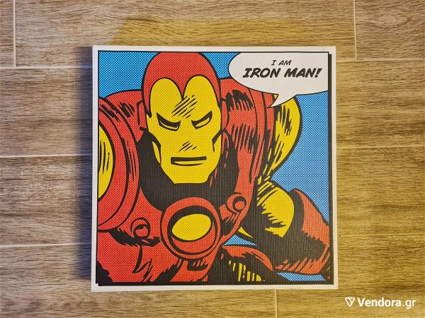  kadro Pop Art Marvel Iron Man