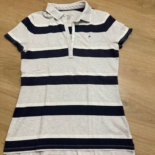 Tommy Hilfiger T-shirt used, gray, size S/M