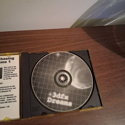 3dFx Dreams Volume 1 PC CD-ROM used, retro Windows 95 compilation