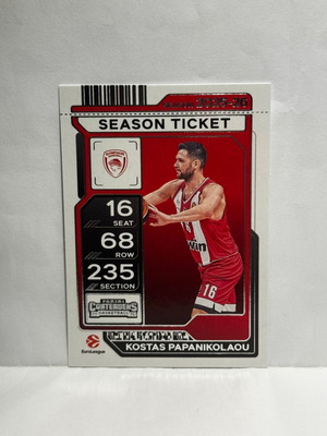 2025-26 Panini Euroleague Contenders Mega Box Kostas Papanikolaou #60 new