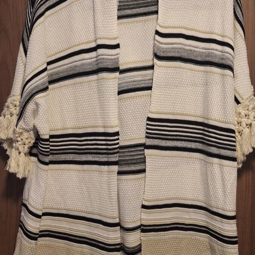 Figaro cotton knitted cardigan with short sleeves like new, size S