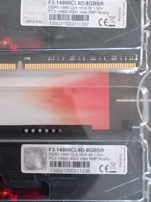Μνήμες DDR3 1866 G.Skill σαν καινούργιο, 2 ζευγάρια