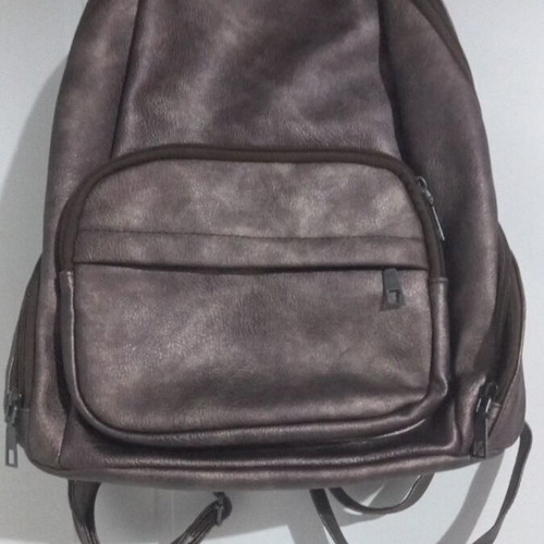 Backpack shoulder bag used, gold