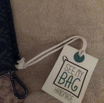 Bag strap new, adjustable, black and gray