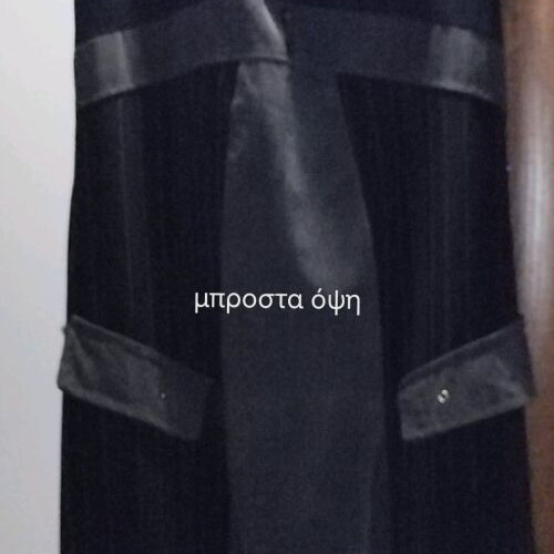 Sleeveless Black Striped Gray Dress like new, Size M