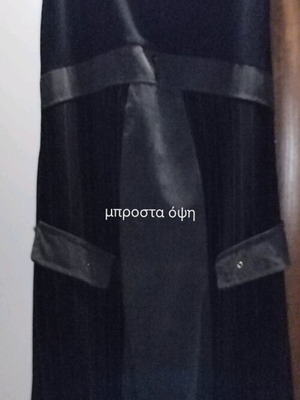 Sleeveless Black Striped Gray Dress like new, Size M