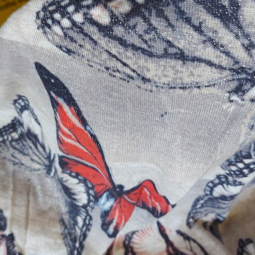 Gerry Weber women's tunic blouse with butterfly print, plus size