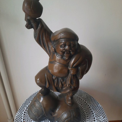 Iron peasant figure used