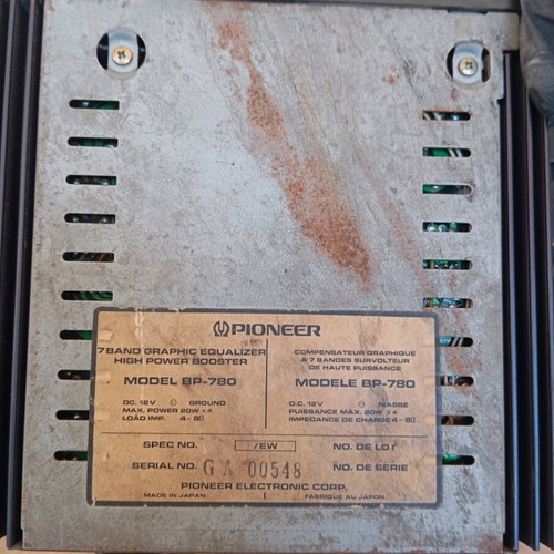 Pioneer BP-780 Equalizer Amplifier used