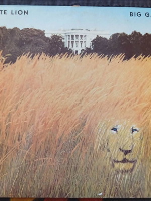 White Lion Big Game vinyl record used, metal genre