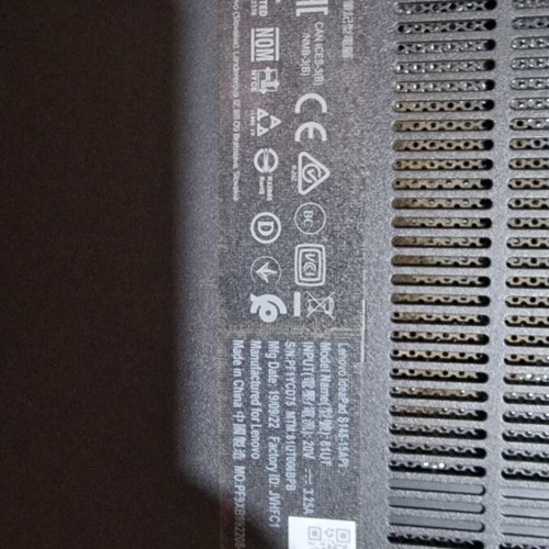 Lenovo IdeaPad S145 laptop AMD Ryzen 5 8GB memory for parts or repair