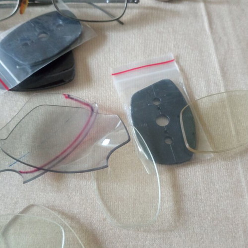 Glasses parts used, for spare parts