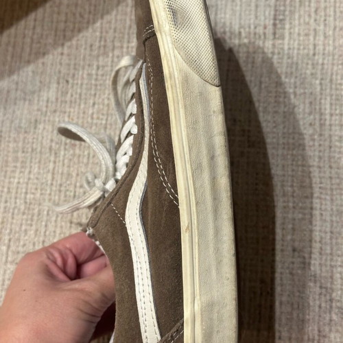 Vans Old Skool brown sneakers used, size 41