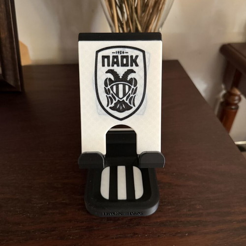 3D Printed Mobile Phone Stand with Headphone Holder new