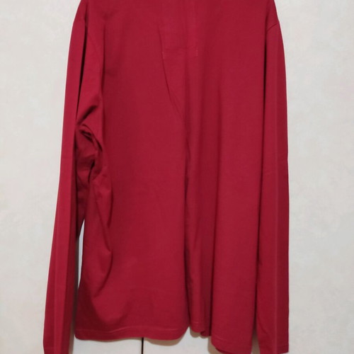 Long-sleeve shirt men's L almost unused like new red